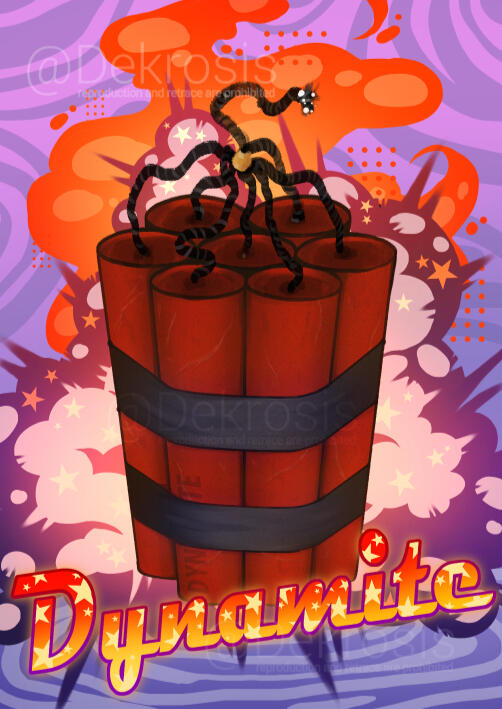 Dynamite Poster for University Assignment - 2020