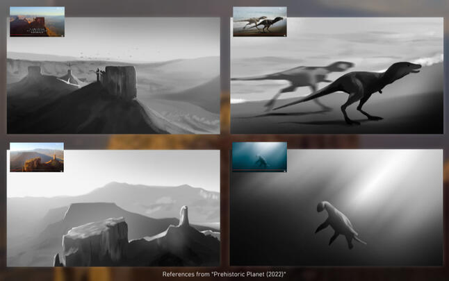 &quot;Prehistoric Planet&quot; Value Study - 2022