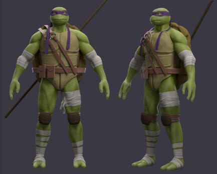 Donatello fan sculpt - 2022